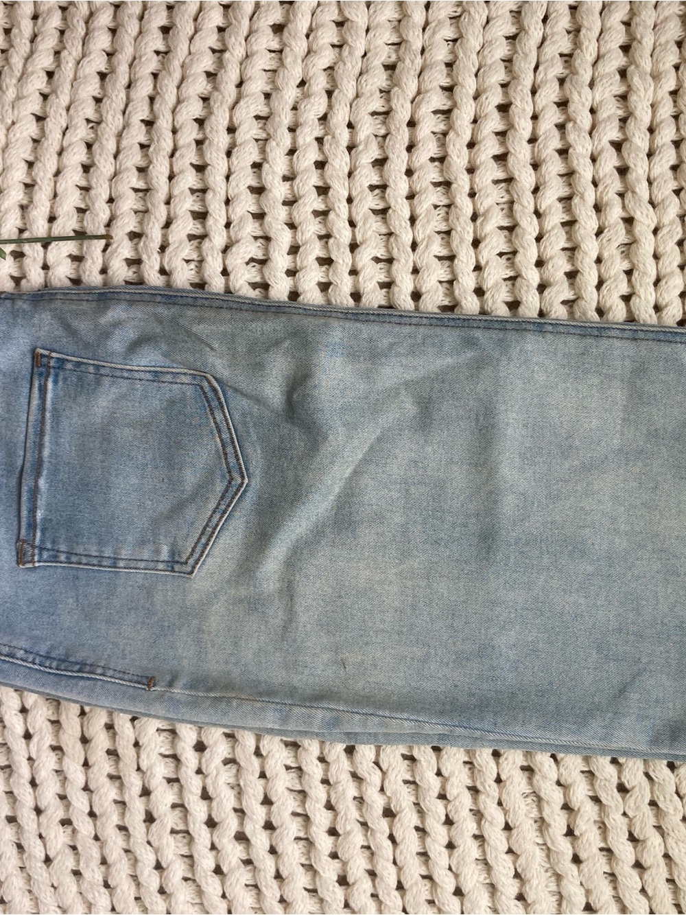 The Main Street Exchange Light Blue Denim Skirt